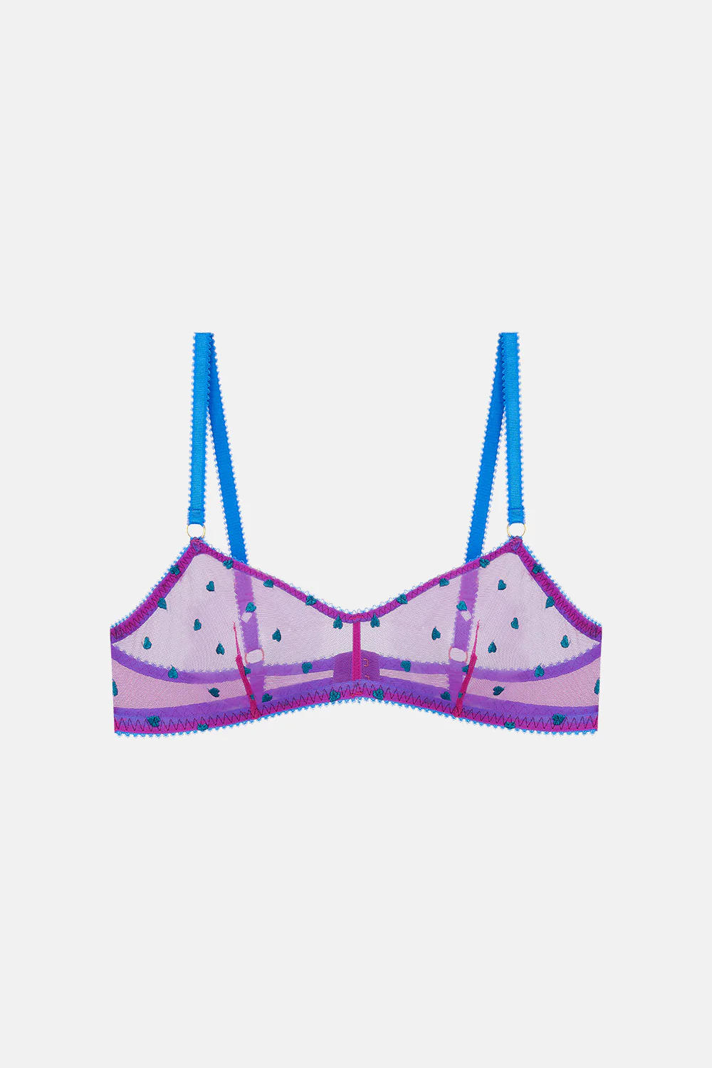 Mabel Heart Embroidery Bralette - Image 6