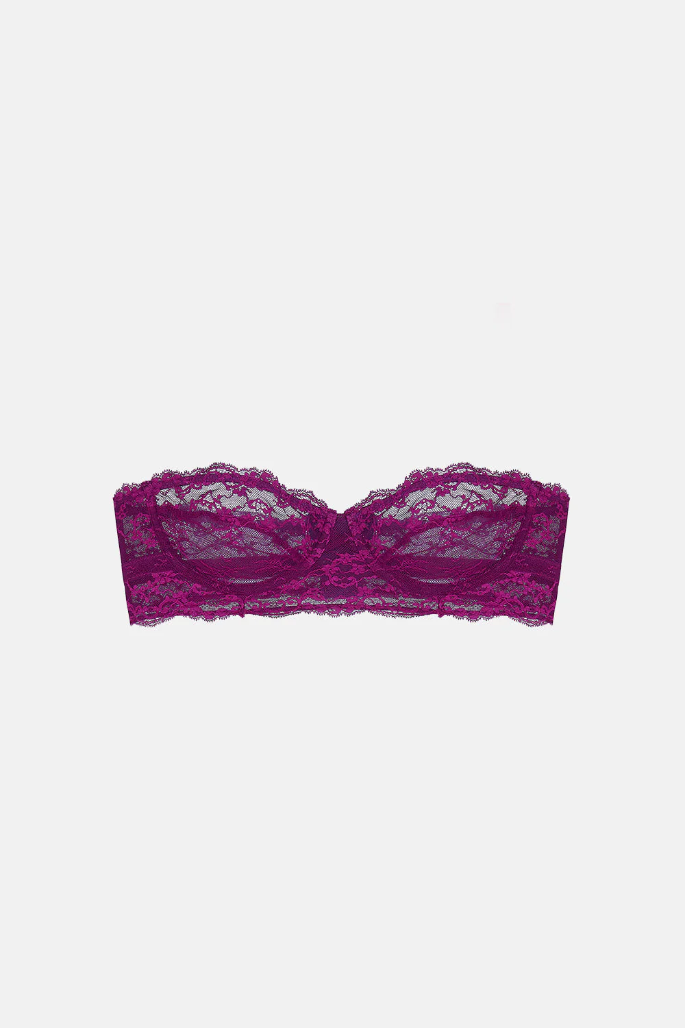 Odette Floral Lace Strapless Bra - Image 6