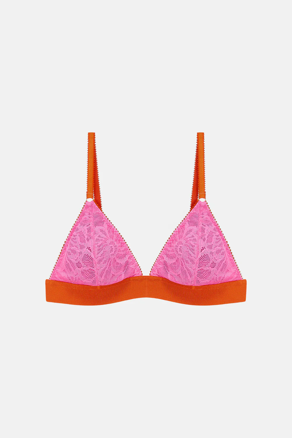 Rosamund Lace Padded Triangle Bralette - Image 6