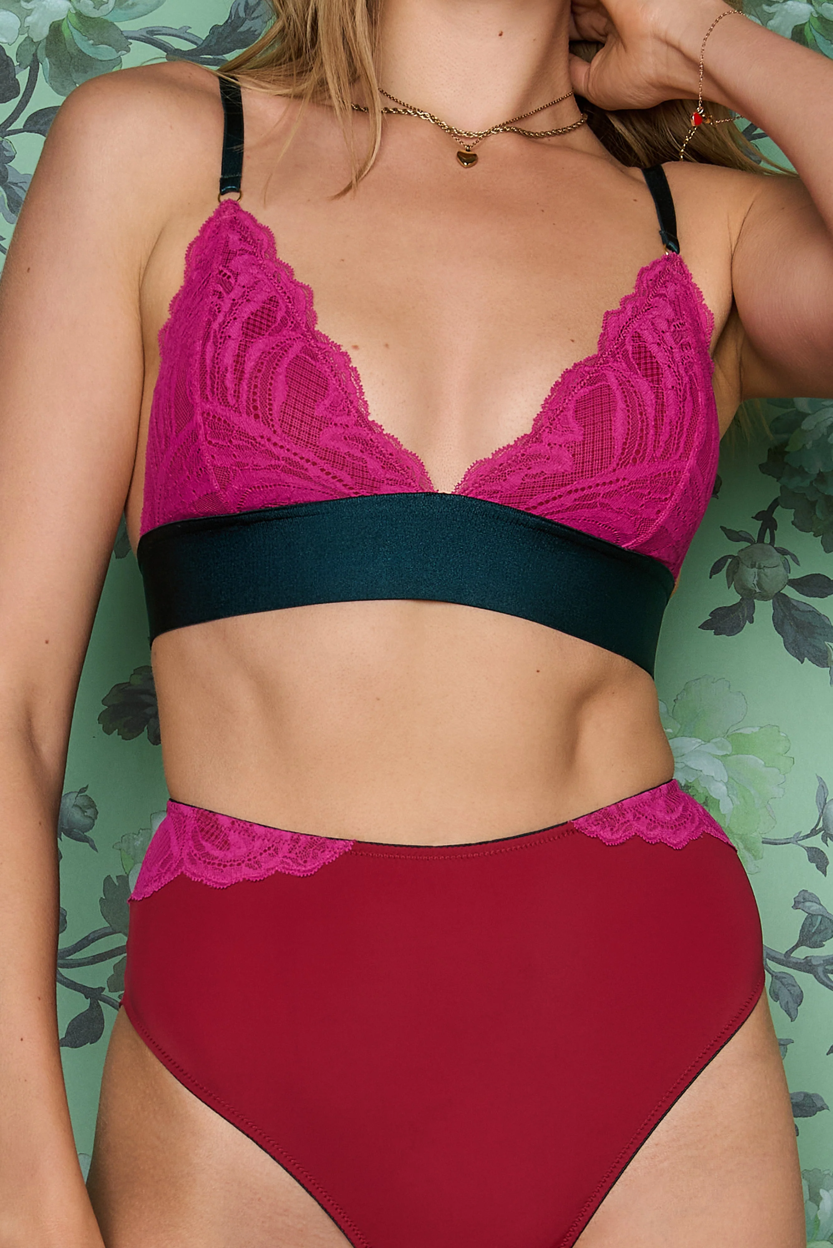 Tulasi Lace Triangle Bra - Image 5